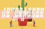 好色之徒海先生：探讨人性与欲望的复杂交织